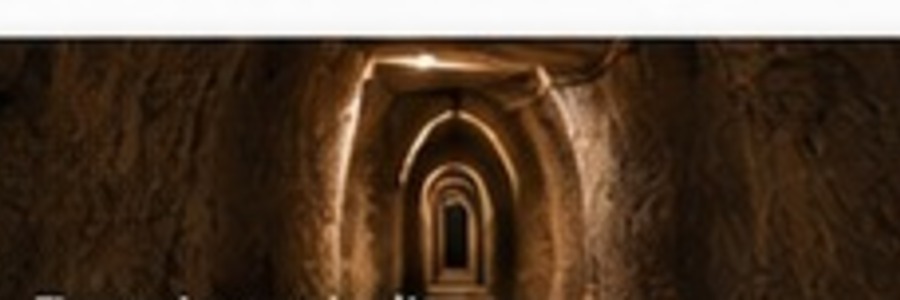 Tunnel sotterraneo illuminato